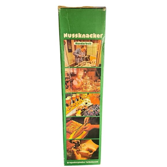 VTG Erzgebirge Rothenthal King Nutcracker 106233 Collectible With Box 12” German - Picture 15 of 16